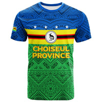 Custom Solomon Islands Choiseul Province T Shirt Tribal Pattern LT12 Unisex Blue - Polynesian Pride