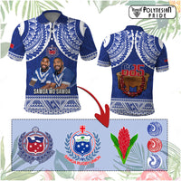 Custom Photo Samoa Rugby Polo Shirt 685 Proud Toa Samoa, Manu Samoa And Manu Samoa 7s Logo CTM14