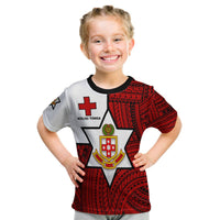 Kolisi Tonga T Shirt Kid - Mate Ma'A Tonga Red Original - LT20 Youth XL Size14 - Polynesian Pride