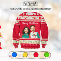Custom Photo Polynesian Christmas Sweatshirt Funny Style