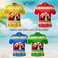 Custom Photo Polynesian Polo Shirt Beach Style