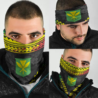 Custom Polynesia Neck Gaiter Coat Of Arms Polynesian Tribal Pattern CTM05 - Polynesian Pride