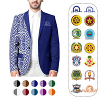 Custom Tonga Schools Blazer Tongan Schools Logo Simple Style CTM05 Unisex Multicolor - Polynesian Pride