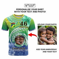 Custom Photo Malampa Province T Shirt Vanuatu Yumi Indipendens Dei CTM09 - Polynesian Pride