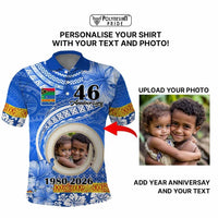 Custom Photo Tafea Province Polo Shirt Vanuatu Yumi Indipendens Dei CTM09 - Polynesian Pride