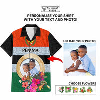 Penama Province Custom Hawaiian Shirt With Photo Vanuatuan Boar's Tusk Flag Multicolored CTM09 - Polynesian Pride