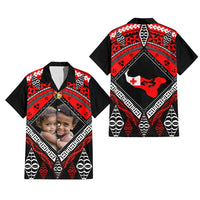 Custom Photo Tonga Hawaiian Shirt Polynesian Pattern Mixed Ngatu Kupesi CTM09 - Polynesian Pride