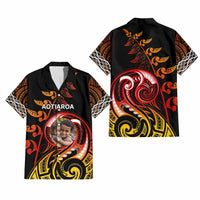 Custom New Zealand Hawaiian Shirt Aotearoa Symbols with Maori Fern Reggae Arty Color