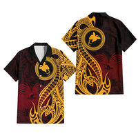 Custom Provinces of Papua New Guinea Hawaiian Shirt Bird of Paradise Polynesian Tribal CTM09 - Polynesian Pride