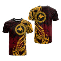 Custom Provinces of Papua New Guinea T Shirt Bird of Paradise Polynesian Tribal - Polynesian Pride