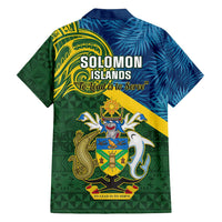 Custom Solomon Islands Provinces Hawaiian Shirt Coat Of Arms With Flag Unique Version