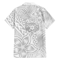 Personalised Tonga White Sunday Hawaiian Shirt Tropical LT9 - Polynesian Pride