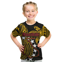 (Custom Personalised)Cook Islands T Shirt Kid Manihiki LT6 Youth XL Size14 - Polynesian Pride