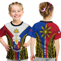 (Custom Personalised) Philippines T Shirt Kid Sun Rayonnant LT13 Youth XL Size14 - Polynesian Pride