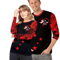 Samoa Valentine Day Couple Long Sleeve Shirt - LT2 6XL - Polynesian Pride
