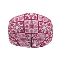 Akala Palaka Quilt Hawaii Jeff Hat Hawaiian Tropical Monstera Sea Turtle