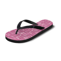Alaka Hawaii Breadfruit Palaka Motifs Flip Flops