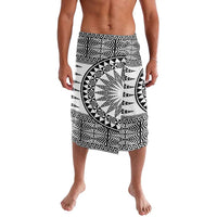 All White Tonga Malo e lelei Lavalava Vintage Ngatu Tribal Pattern - Polynesian Pride