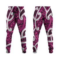 Aotearoa Maori Kowhaiwhai Jogger Pants Mawhero Puhoro and Patiki