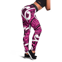 Aotearoa Maori Kowhaiwhai Leggings Mawhero Puhoro and Patiki