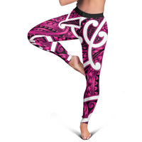 Aotearoa Maori Kowhaiwhai Leggings Mawhero Puhoro and Patiki