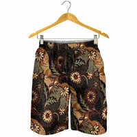 Batik Pedalaman Semen Lereng Style Shorts for Men Indonesian Traditional Pattern LT01 - Polynesian Pride
