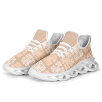 Beige Palaka Quilt Hawaii Clunky Sneakers Traditional Hawaii-plaid Pattern - Polynesian Pride