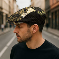 Black and Gold Hawaii Jeff Hat Hammerhead Shark Tattoo Curve Polynesian - Polynesian Pride