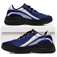 Cook Islands Chunky Sneakers Flag-Inspired Curve Style