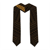 Custom Hawaii James Campbell High School Graduation Stole Kakau Pattern