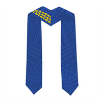 Custom Hawaii Kaiser High School Graduation Stole Kakau Pattern