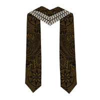 Custom Hawaii Nanakuli High and Intermediate School Graduation Stole Class Of Year Polynesian Kakau Pattern