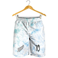 Custom New Zealand Football Shorts for Men The Whites-Aotearoa Inspired - Polynesian Pride