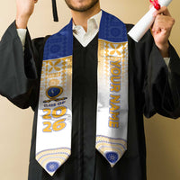 Custom Ratu Kadavulevu School Graduation Stole With Fijian Tapa Pattern