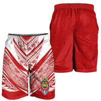 Custom Tonga Rugby Shorts for Men Ngatu Motifs and Pacific Patterns