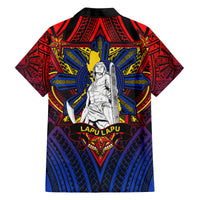Filipinos Lapu-lapu Hero Family Matching Tank Maxi Dress and Hawaiian Shirt Philippines Flag and Sun DT02 - Polynesian Pride