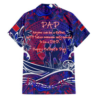 Father's Day Samoa Family Matching Summer Maxi Dress and Hawaiian Shirt Special Dad Polynesia Paradise