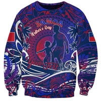 Father's Day Samoa Sweatshirt Special Dad Polynesia Paradise