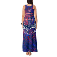 Father's Day Samoa Tank Maxi Dress Special Dad Polynesia Paradise DT02 - Polynesian Pride