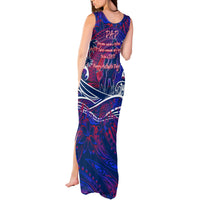 Father's Day Samoa Tank Maxi Dress Special Dad Polynesia Paradise