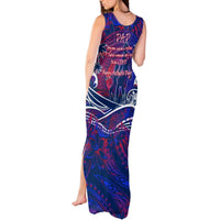 Father's Day Samoa Tank Maxi Dress Special Dad Polynesia Paradise DT02 - Polynesian Pride