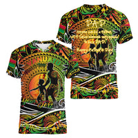 Father's Day Vanuatu Women V-Neck T-Shirt Special Dad Polynesia Paradise