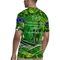 Father's Day Cook Islands Rugby Jersey Special Dad Polynesia Paradise