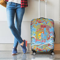Father's Day Fiji Luggage Cover Special Dad Polynesia Paradise