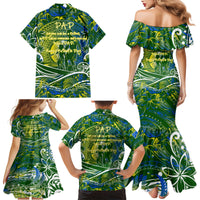 Father's Day Solomon Islands Family Matching Mermaid Dress and Hawaiian Shirt Special Dad Polynesia Paradise