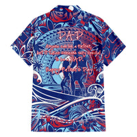Father's Day Guam Family Matching Tank Maxi Dress and Hawaiian Shirt Special Dad Polynesia Paradise