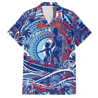 Father's Day Guam Hawaiian Shirt Special Dad Polynesia Paradise DT02 Blue - Polynesian Pride