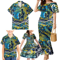 Father's Day Tokelau Family Matching Mermaid Dress and Hawaiian Shirt Special Dad Polynesia Paradise DT02 - Polynesian Pride