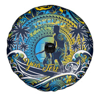 Father's Day Tokelau Spare Tire Cover Special Dad Polynesia Paradise