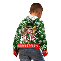 Guam Christmas Kid Hoodie Felis Pusgua Tropical Xmas Patterns DT02 - Polynesian Pride
